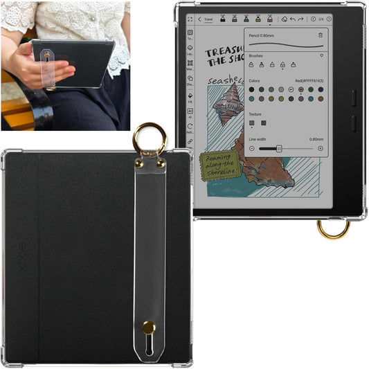 UMUBUHOMS Hand-held Clear Designed for Onyx Boox Go Color 7 (2024/2025) / Boox Go 7 E Ink Tablet Case 7 Back Cover Lightweight,