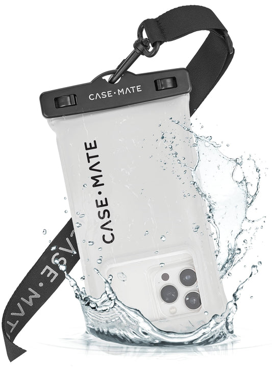 Case-Mate IP68 Waterproof Phone Pouch - Floating Waterproof Phone Case with Crossbody Lanyard - Beach Cruise Ship Travel Essenti