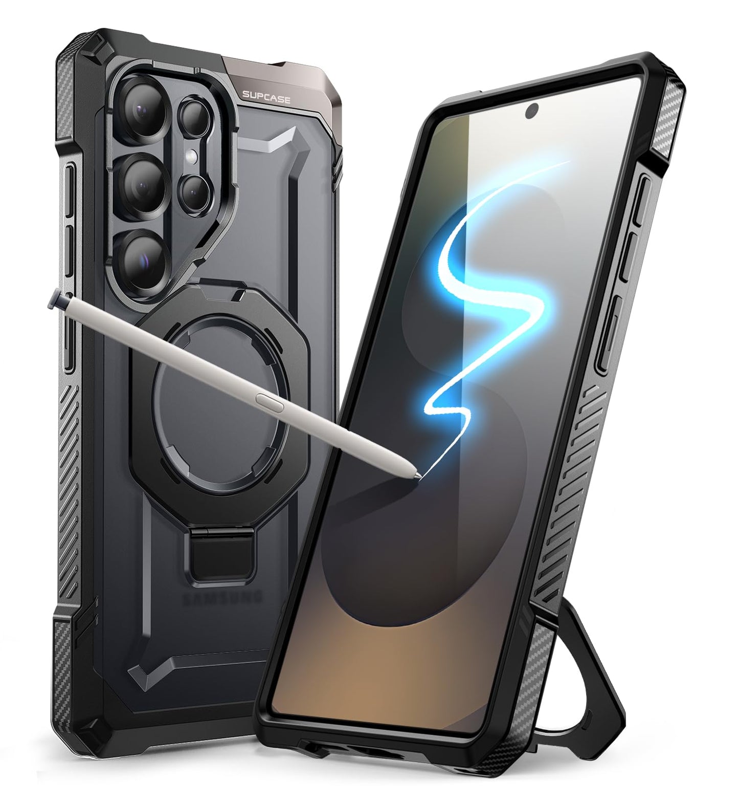 SUPCASE for Samsung Galaxy S25 Ultra Case with Stand (Unicorn Beetle Grip), [S Pen Friendly] [Compatible with MagSafe] [Military