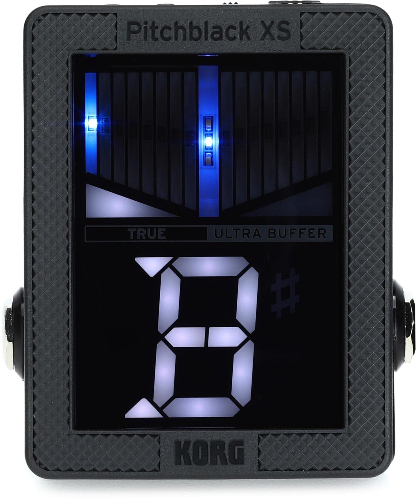 Korg Pitchblack XS Compact Chromatic Guitar Pedal Tuner w/ Four Display Modes and High Visibility Display (PBXS)