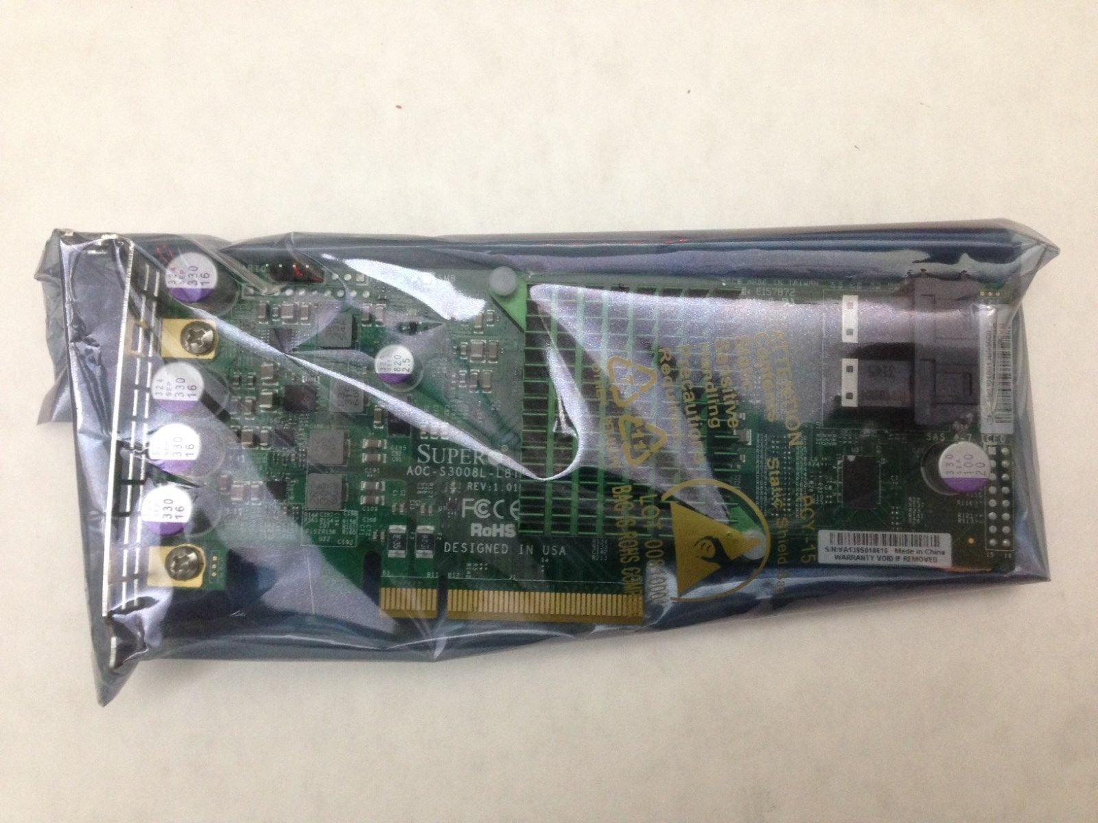 Supermicro AOC-S3008L-L8I 8 Internal Ports 12Gb s 63HDD RAID Card