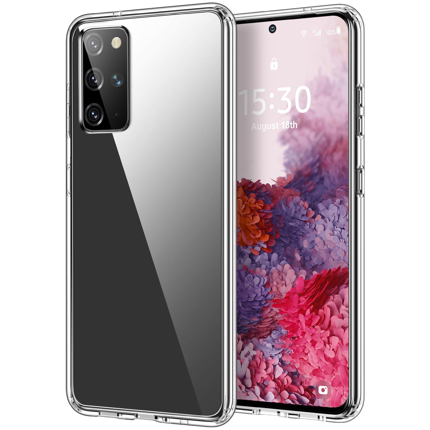 HOOMIL Case for Samsung Galaxy S20+ Plus 6.7-Inch, Non-Yellowing, Drop Protection, Anti-Scratch Transparent Hard Back Phone Cove