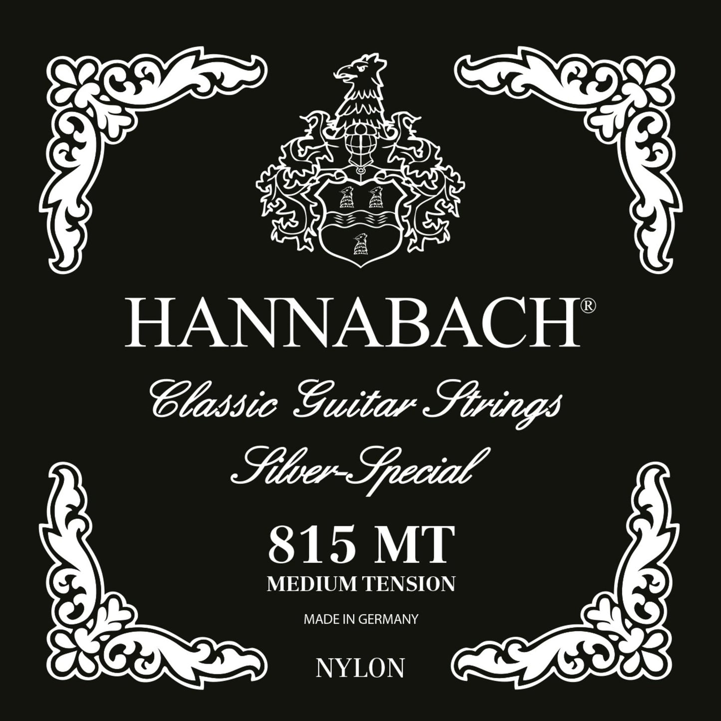 Hannabach 815MT 652527 Series 815 Medium Tension Silver Plated String