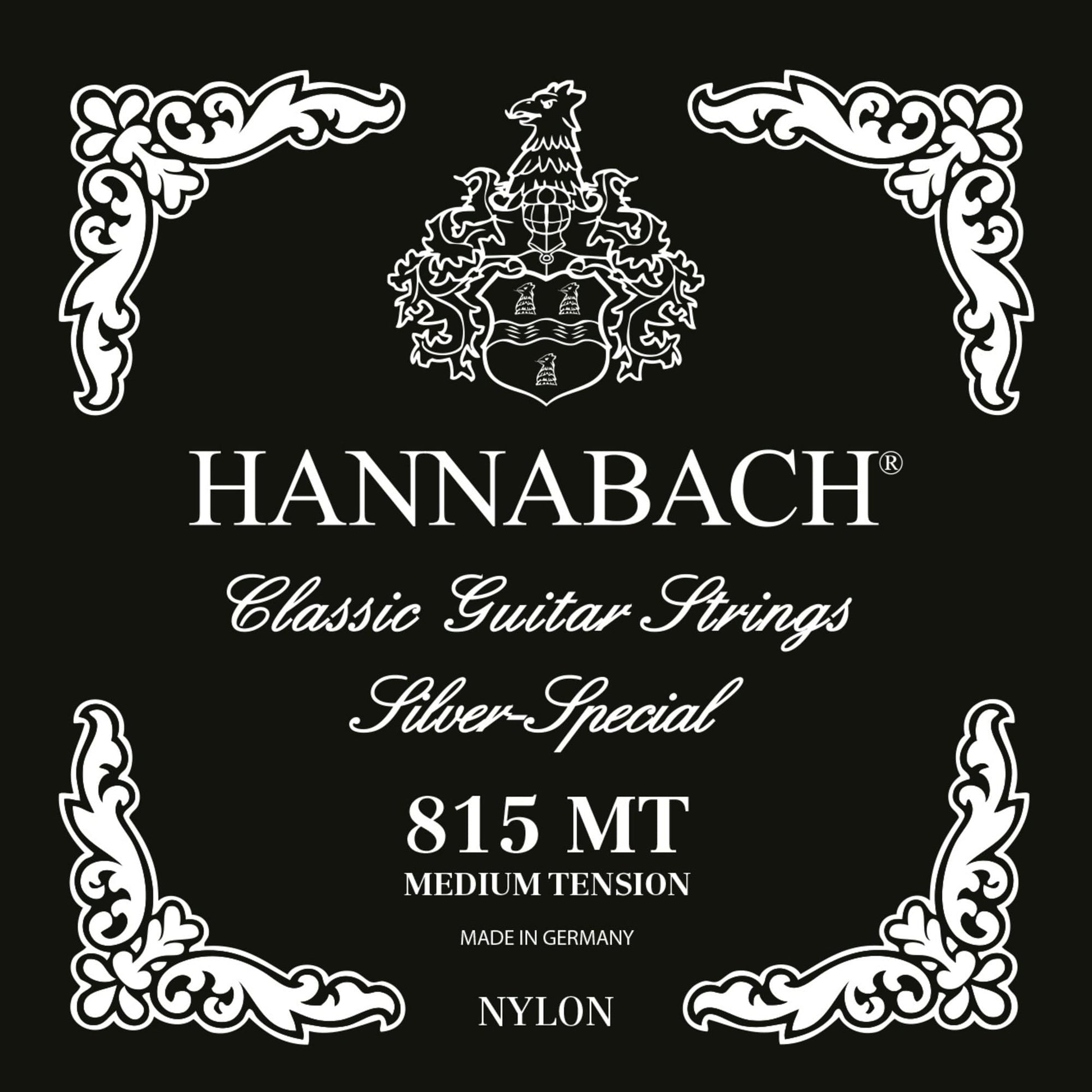 Hannabach 815MT 652527 Series 815 Medium Tension Silver Plated String