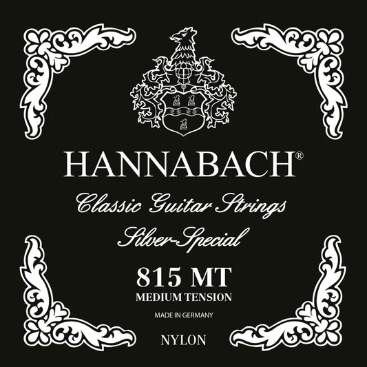 Hannabach 815MT 652527 Series 815 Medium Tension Silver Plated String