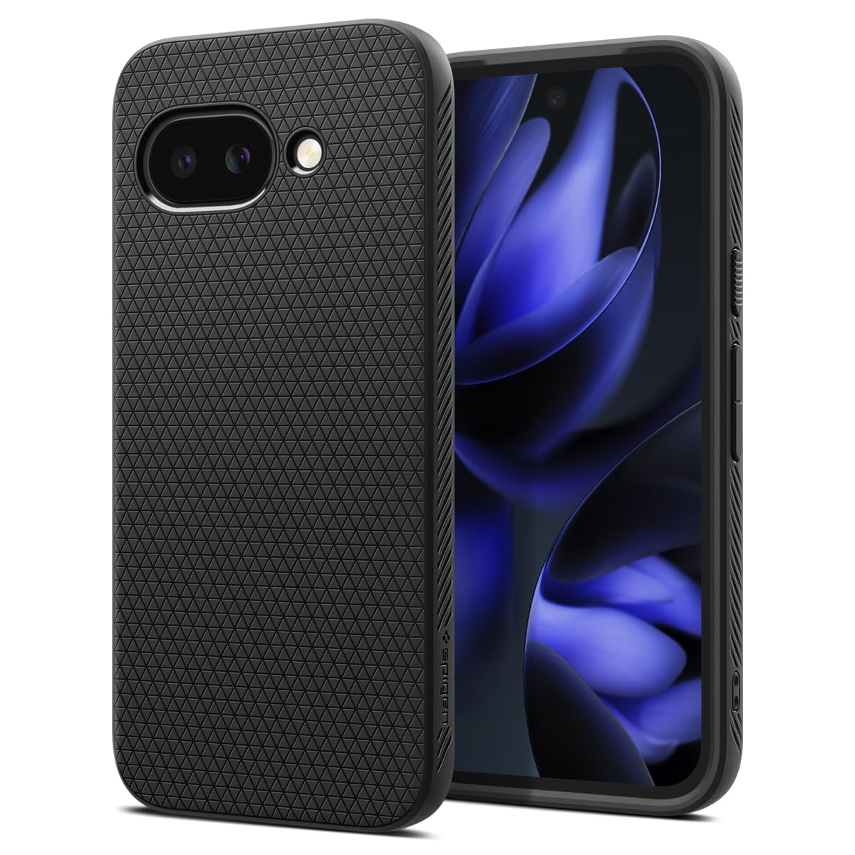 Spigen for Pixel 9a Case, Liquid Air (2025) [No Magnet Ring] [Military-Grade Protection] - Matte Black