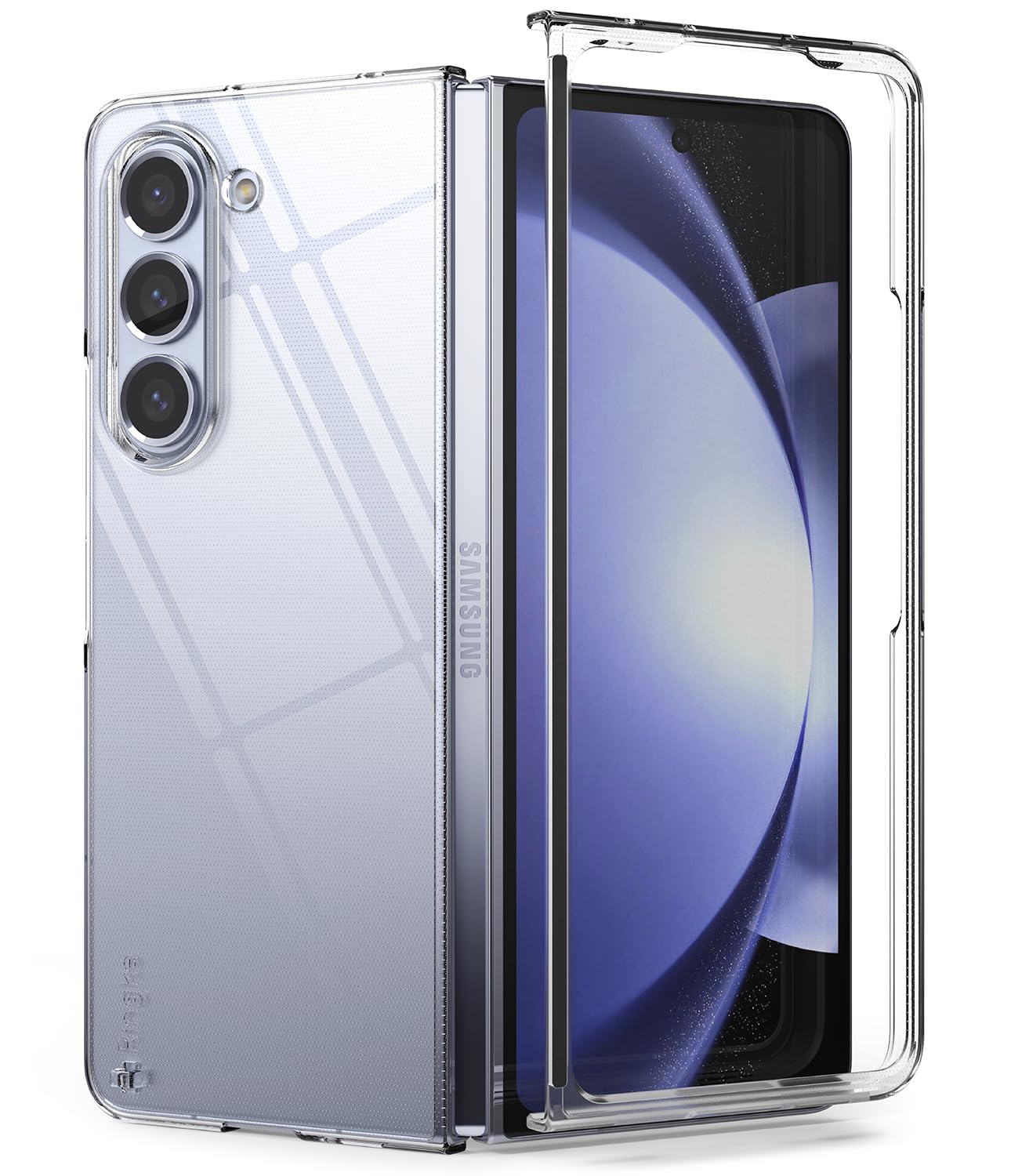 Ringke Slim [Anti-Yellowing Material] Compatible with Samsung Galaxy Z Fold 5 Case for Women and Men, Solid Sleek Protective Tra