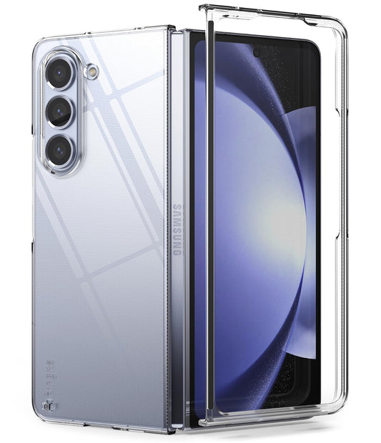 Ringke Slim [Anti-Yellowing Material] Compatible with Samsung Galaxy Z Fold 5 Case for Women and Men, Solid Sleek Protective Tra