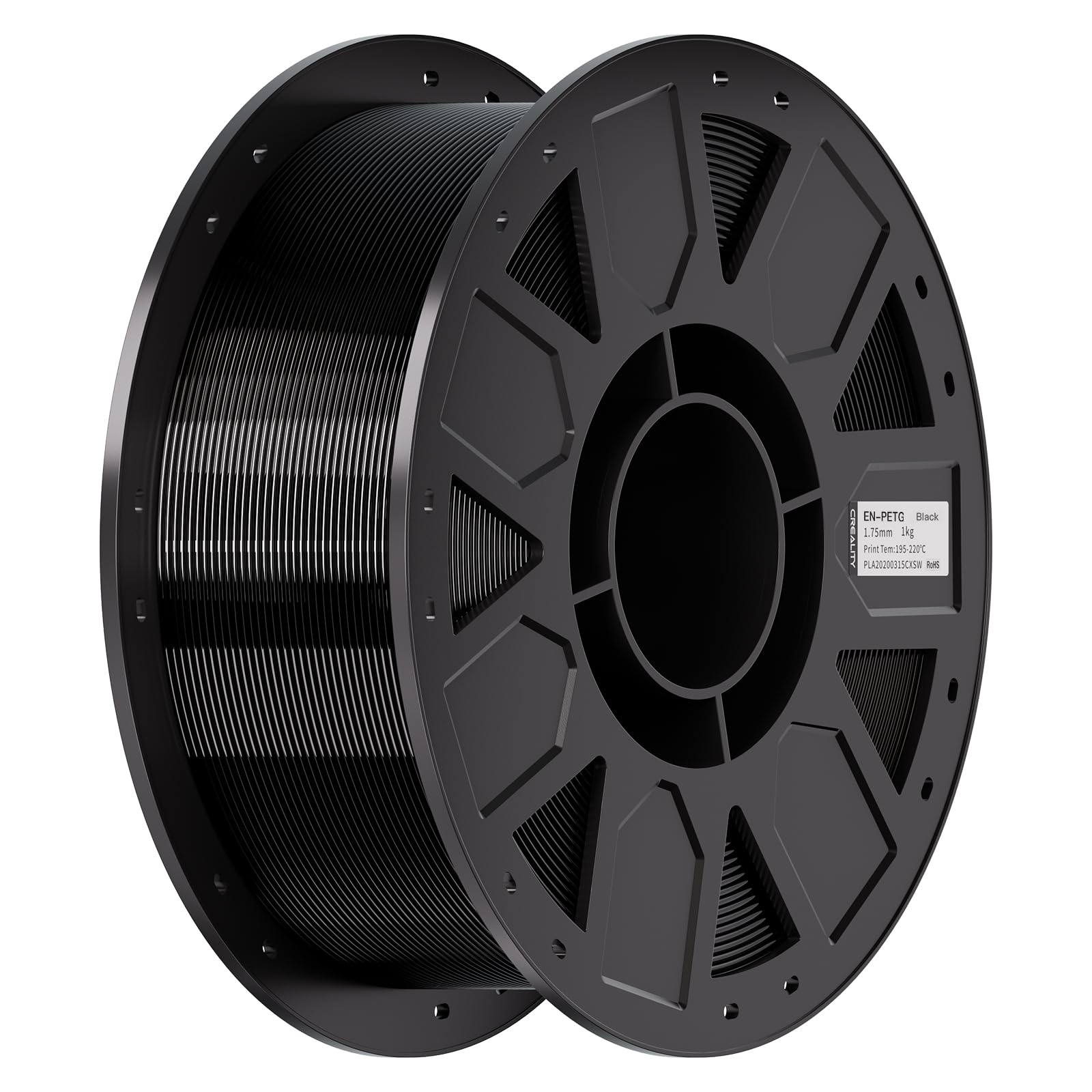Creality Ender PETG 3D Printer Filament 1.75mm 1KG (2.2lbs), High Precision, Strong Toughness, Odorless, Better Flow, Moisturepr