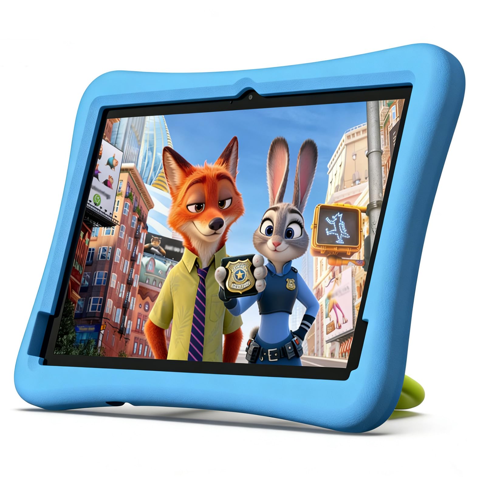 Plimpton Kids Tablet 10 Inch - 2026 Upgraded Android 15 Tablet for Kids with Case Included, Octa-Core, Google Kids Space, Parent