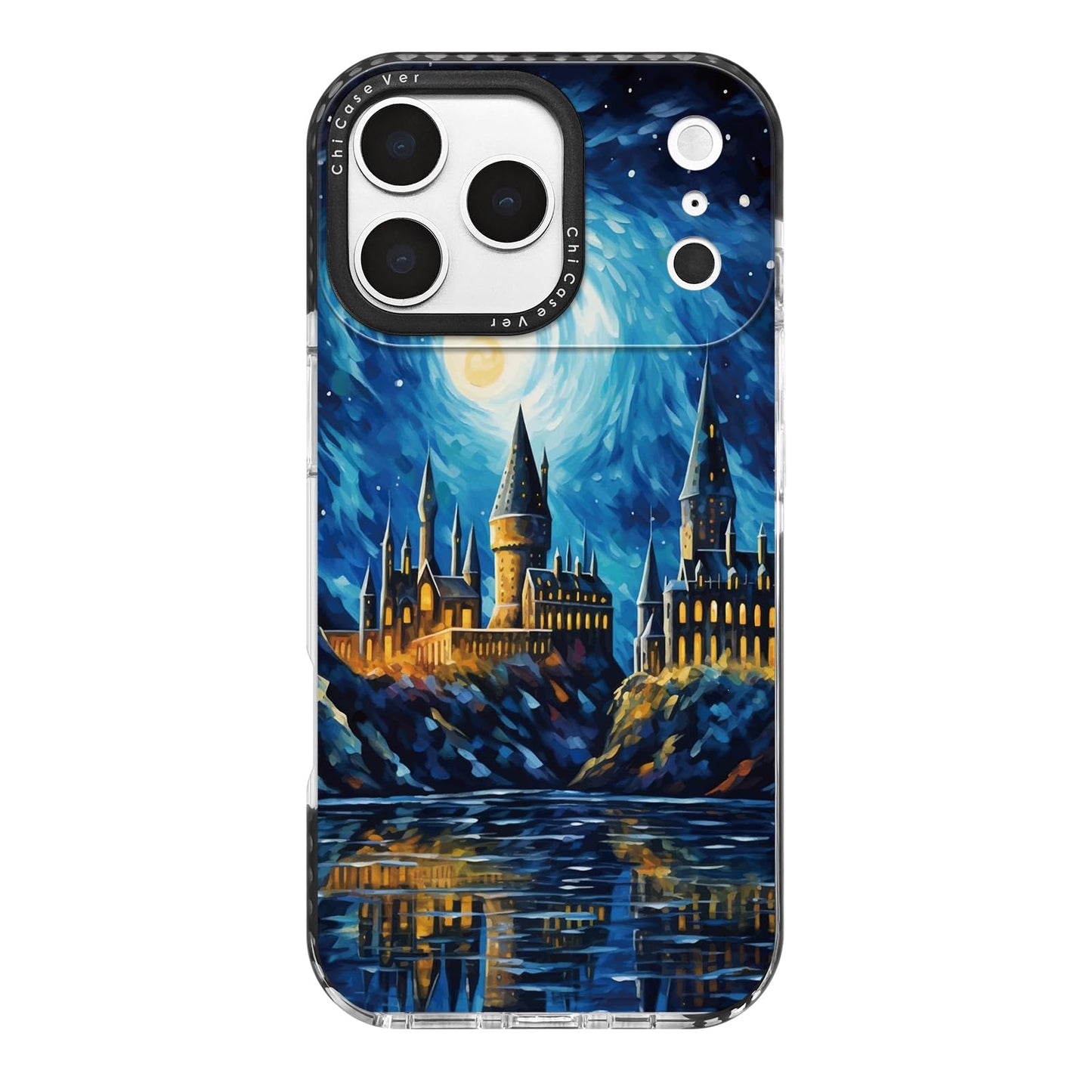 ChiCaseVer for iPhone 17 Pro Case, Enchanted Castle & Starry Night Design, Military-Grade Drop Protection, Mystical Slim TPU Pro