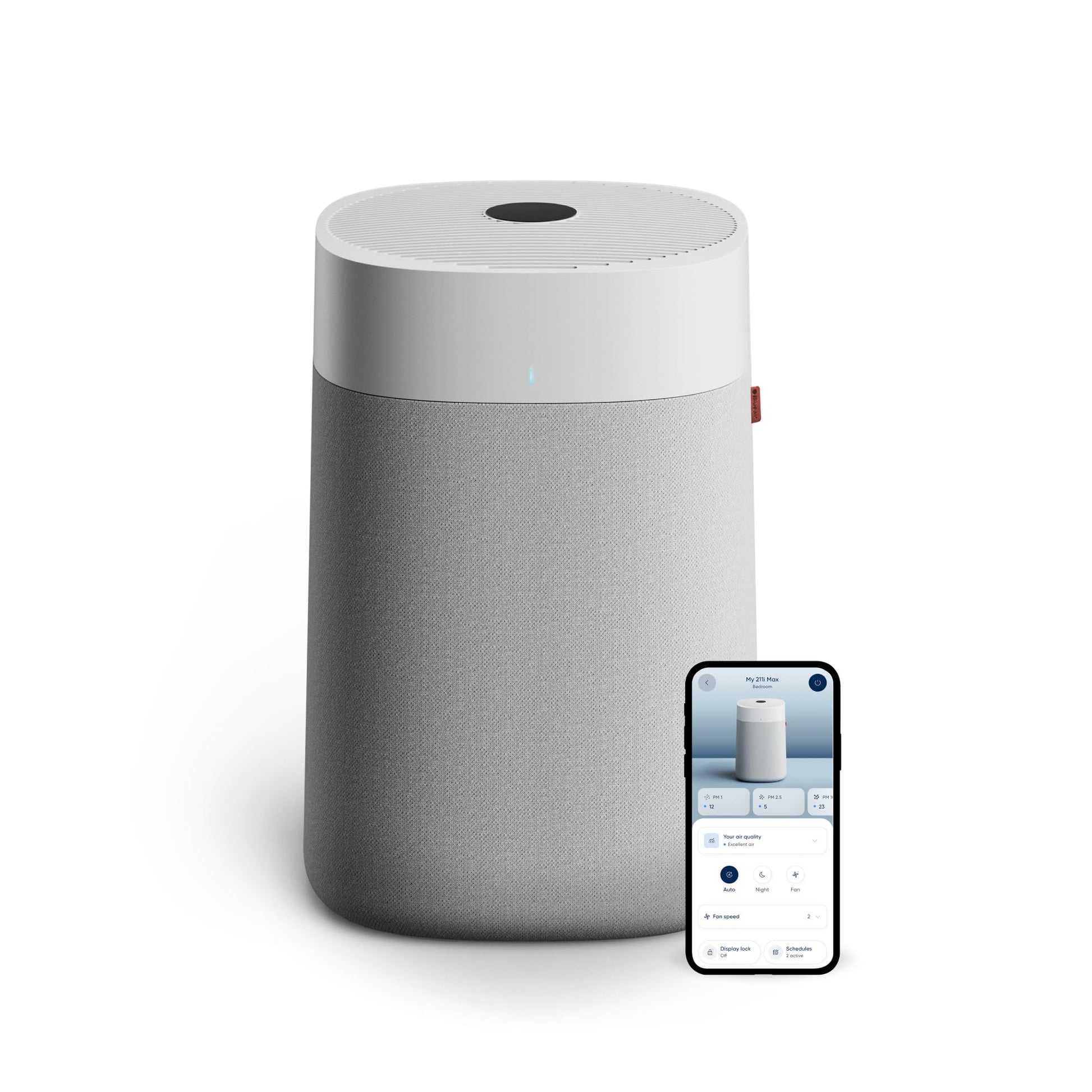 BLUEAIR Air Purifiers for Large Rooms, Cleans 3,048 Sqft In One Hour, HEPASilent Smart Air Cleaner For Home, Pets, Allergies, Vi