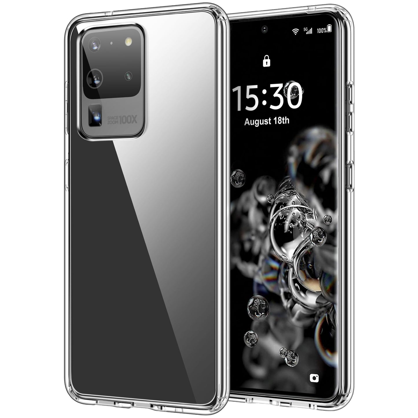 HOOMIL Case for Samsung Galaxy S20 Ultra 6.9-Inch, Non-Yellowing, Drop Protection, Anti-Scratch Transparent Hard Back Phone Cove