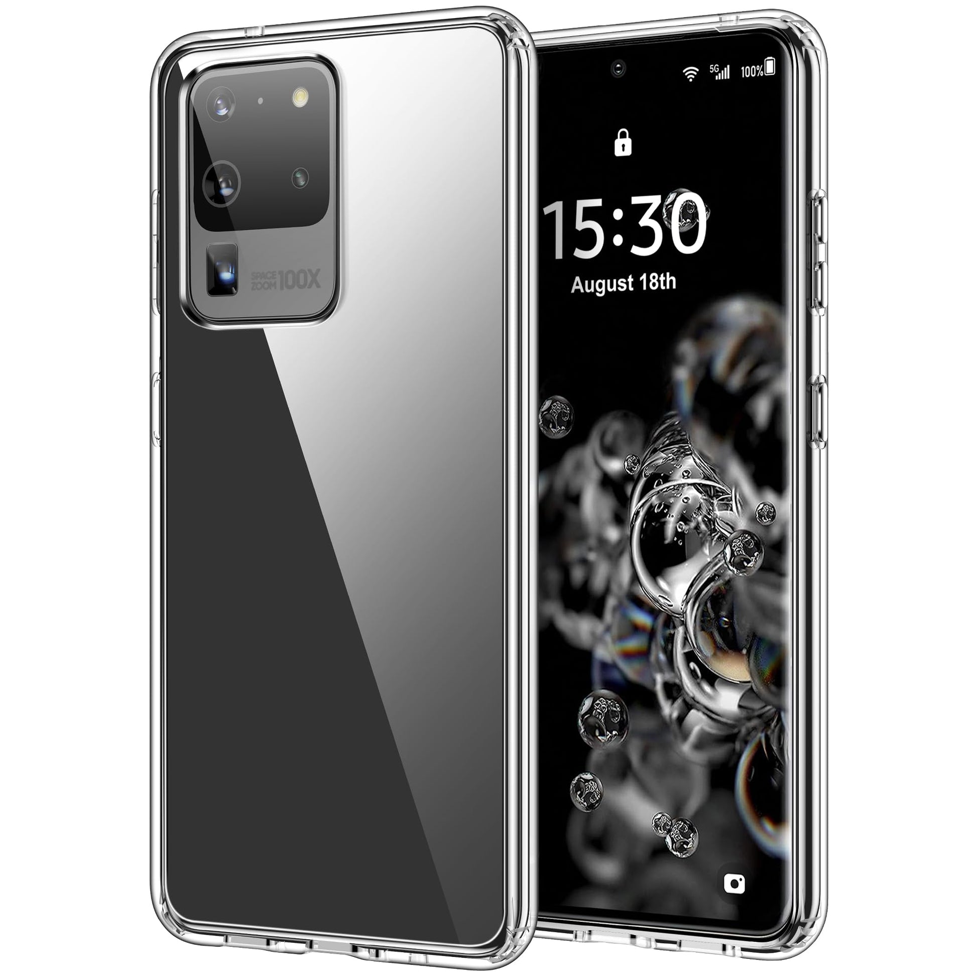 HOOMIL Case for Samsung Galaxy S20 Ultra 6.9-Inch, Non-Yellowing, Drop Protection, Anti-Scratch Transparent Hard Back Phone Cove