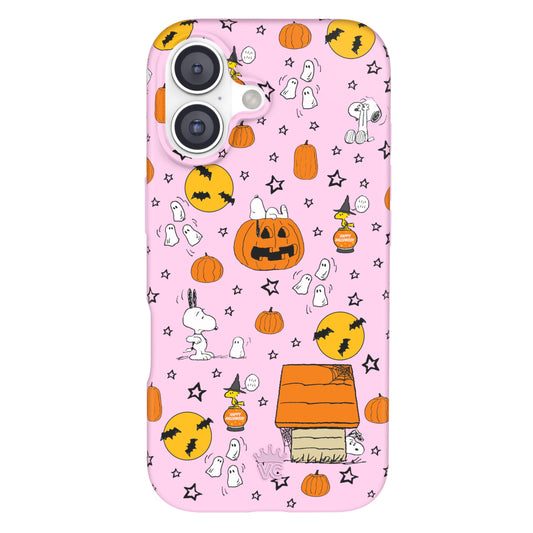 VELVET CAVIAR Case for iPhone 17 | Compatible with MagSafe | 10ft Drop Tested | Protective Designer Cases | Pink Pumpkin Snoopy