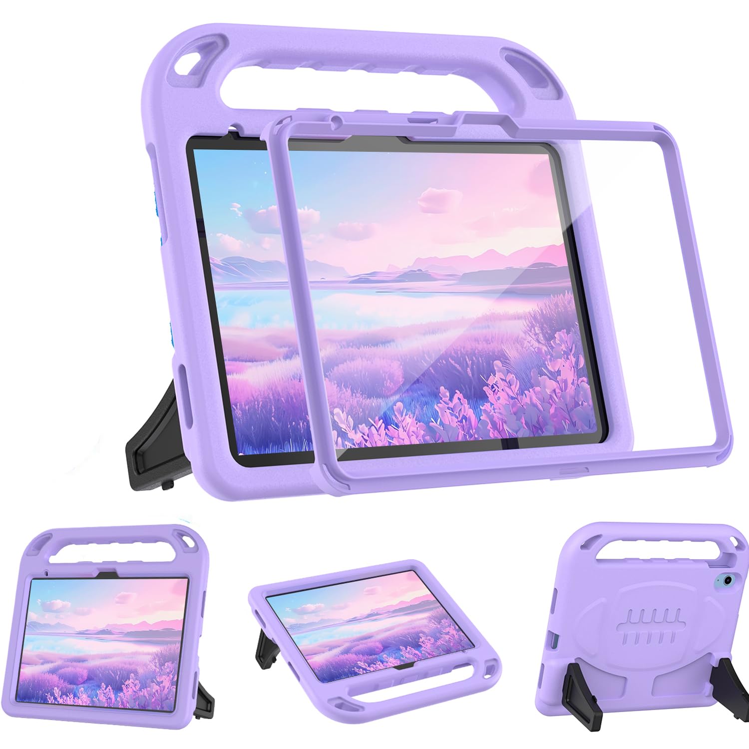 BMOUO Kids Case for iPad 11th Generation (A16) 11 Inch 2025/iPad 10th Generation 10.9 2022 - with Screen Protector, Shockproof H