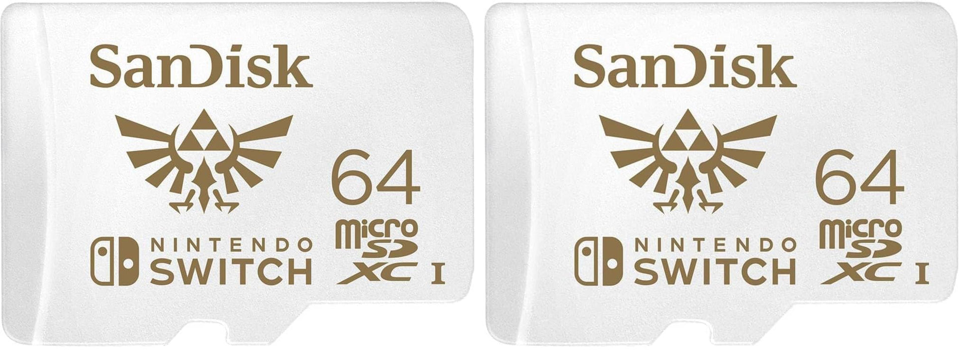 SanDisk 64GB microSDXC Card, Licensed for Nintendo-Switch - SDSQXAT-064G-GNCZN (Pack of 2)