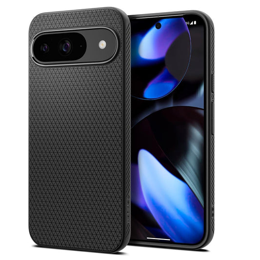 Spigen for Pixel 9/9 Pro Case, Liquid Air (2024) [No Magnet Ring] [Military-Grade Protection] - Matte Black