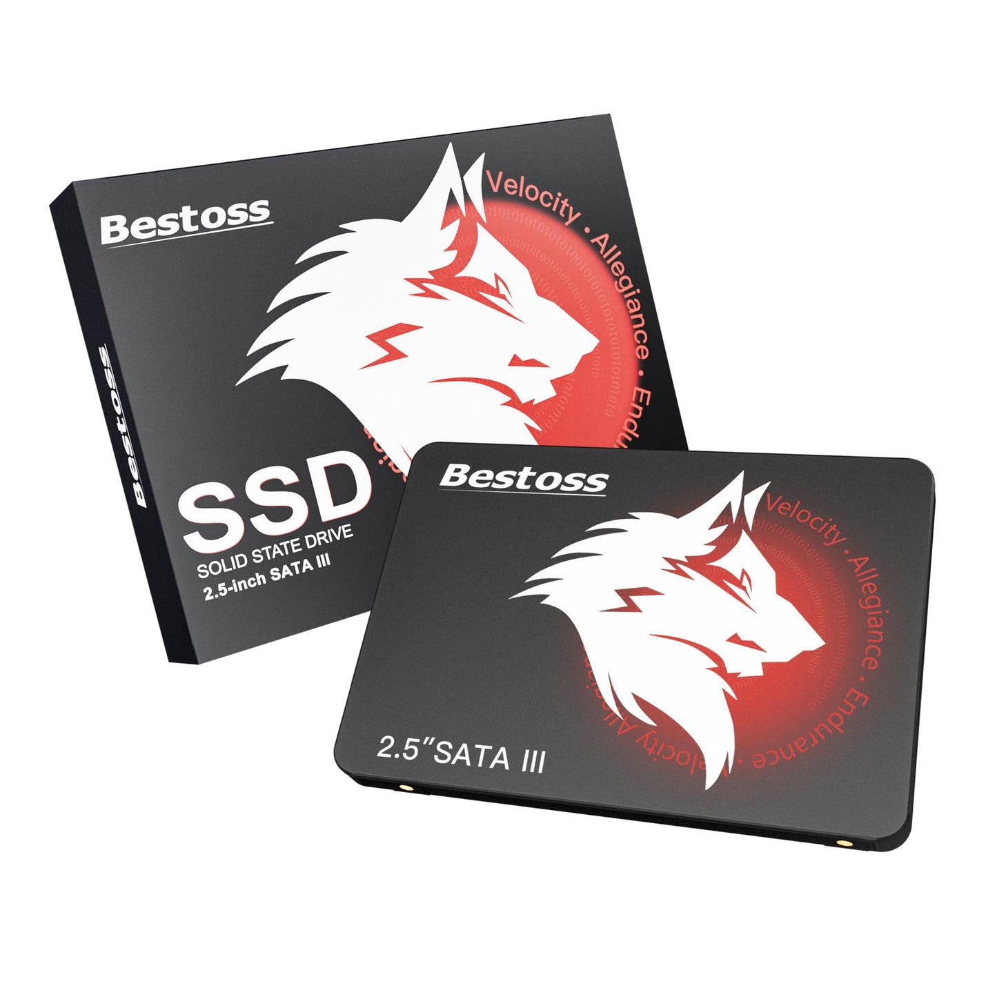 Bestoss SSD 1TB 2.5 Inch Internal Hard Drive for Pc or Laptop, SATA III 6Gb/s Internal State Drive, Up to 550MB/s, Computer Stor