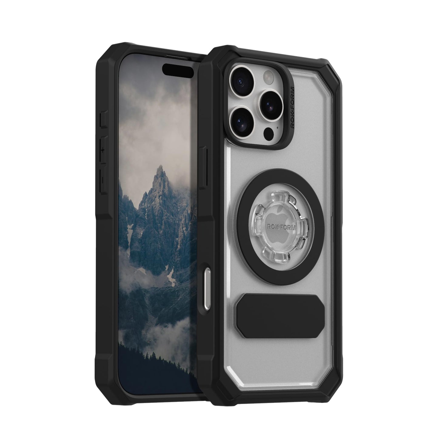 Rokform Crystal Case Compatible with iPhone 16 Pro Max, Magnetic Cover (Clear)