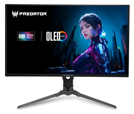 acer Predator Gaming Monitor | 31.5 UHD 3840 x 2160 OLED | AMD FreeSync Premium Pro | 240Hz | 0.03ms | VESA DisplayHDR True Blac