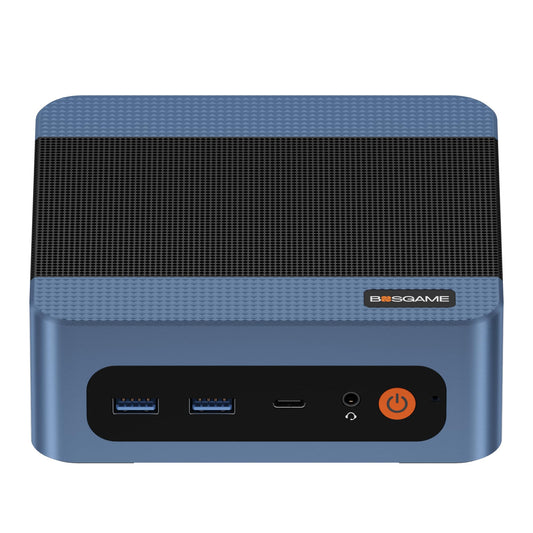BOSGAME E5 Mini PC, Mini Computers AMD Ryzen 3 5300U, 16GB DDR4 1TB PCIe SSD, 4K Triple Display, Type-C & USB3.2, Dual RJ45, Wi-