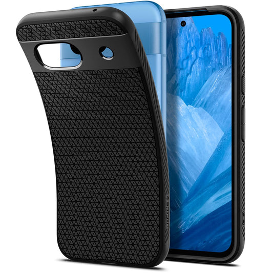 Spigen for Pixel 8a Case, Liquid Air (2024) [No Magnet Ring] [Military-Grade Protection] - Matte Black