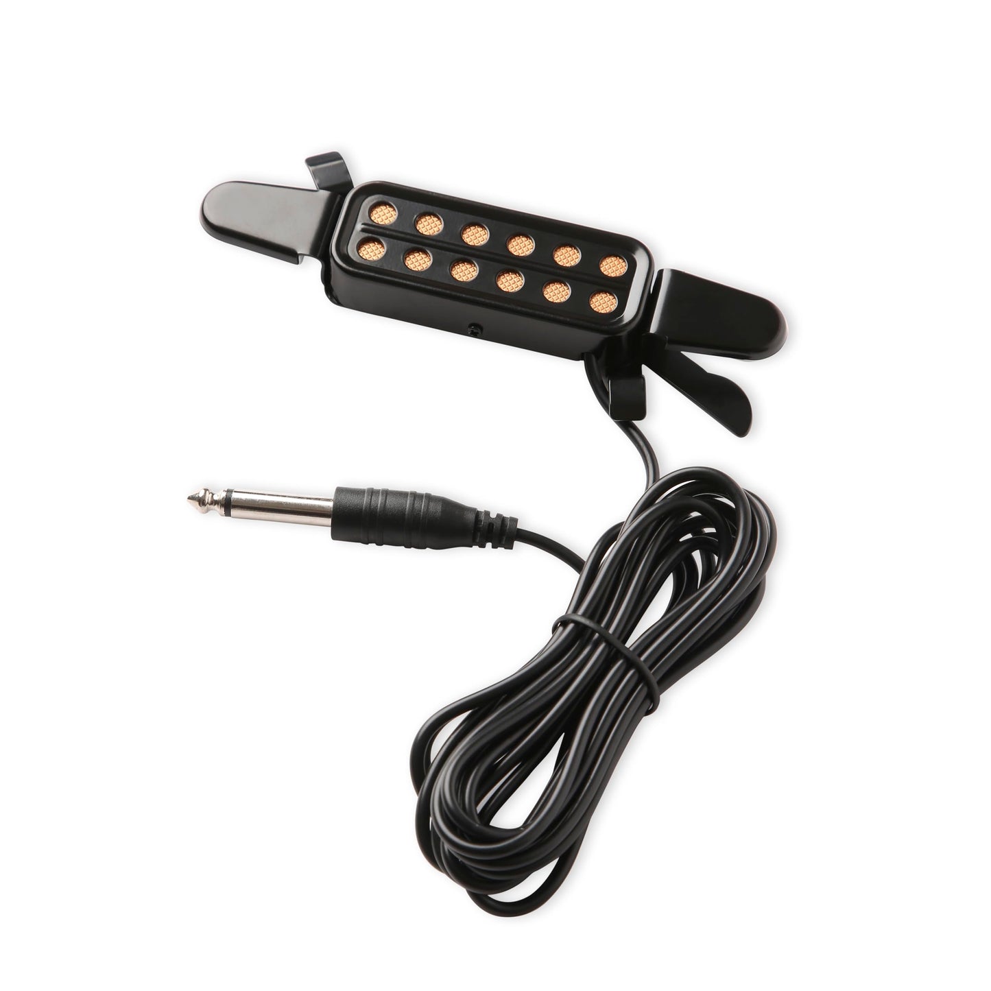 Juarez P-012 Acoustic Guitar Clip-On Pickup  12-Hole Acoustic Electric Transducer With 1/4 Connector & 9Ft Cable | Clip-On Pic