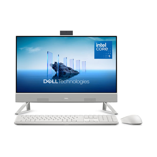 Dell 24 All-in-One Desktop ec24250-23.8-inch FHD Touch Display, Intel Core 5 Processor 120U, Intel Graphics, 16GB DDR5 RAM, 512G