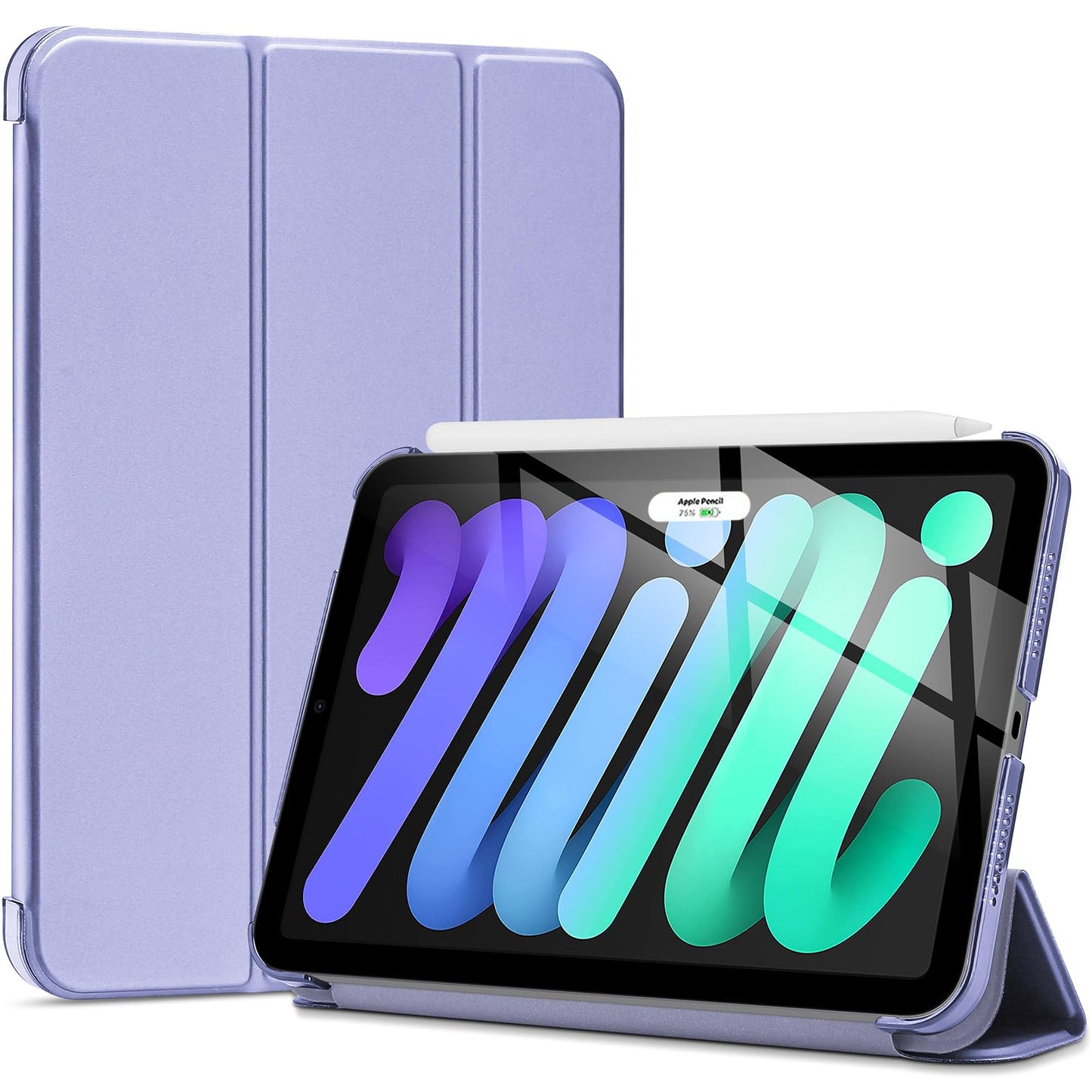 ProCase Smart Case for iPad Mini 7 A17 Pro 2024/iPad Mini 6 2021 8.3 Inch iPad Mini 7th/6th Gen Case, Hard Back Cover for iPad M