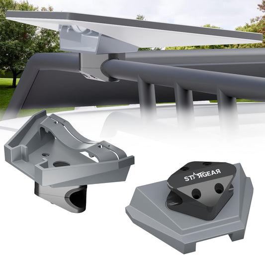 STARGEAR Starlink Mini Mount, Anti-Theft Tube Aluminum Alloy Bar Mount with Secure Lock Fits Round Rail Diameter 0.87 1 1.25