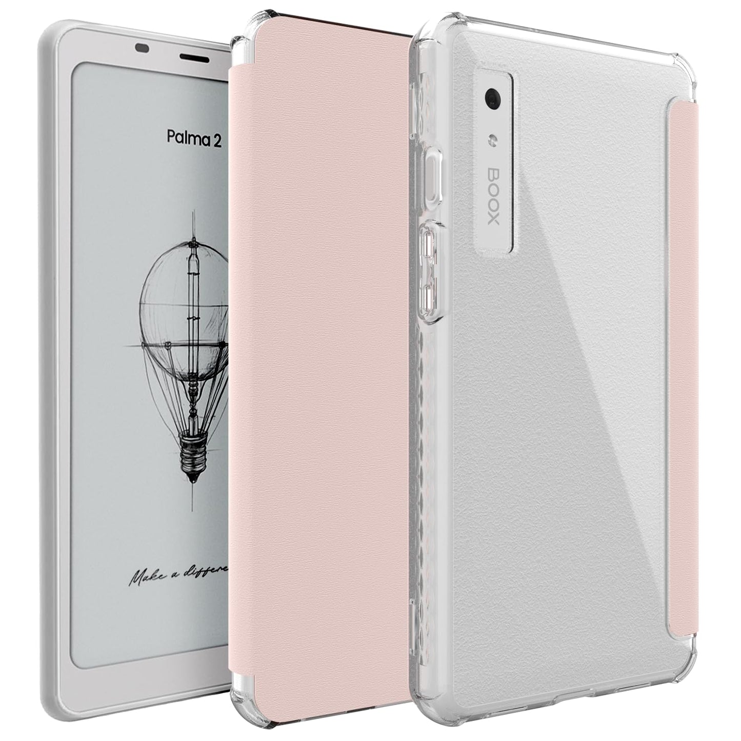 TUDIA SKN FLIP V2 Designed for Onyx Boox Palma 2 Case - [DO NOT FIT Palma 2 PRO] Enhanced Auto Wake/Sleep Technology Shockproof