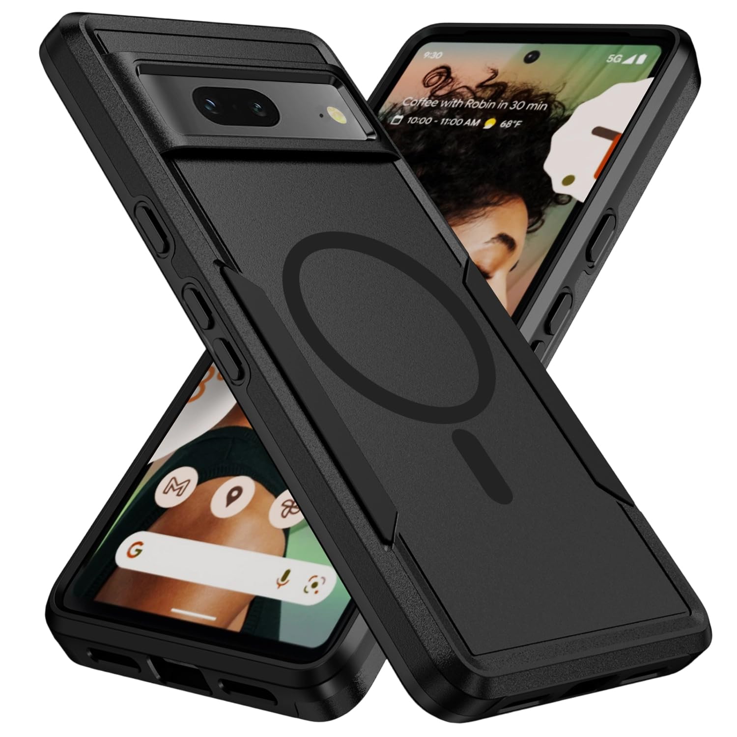 Teayoha for Google Pixel 7 Case,[Compatible with Magsafe] [Military Grade Drop Tested] Shockproof Magnetic Tough Rugged Protecti