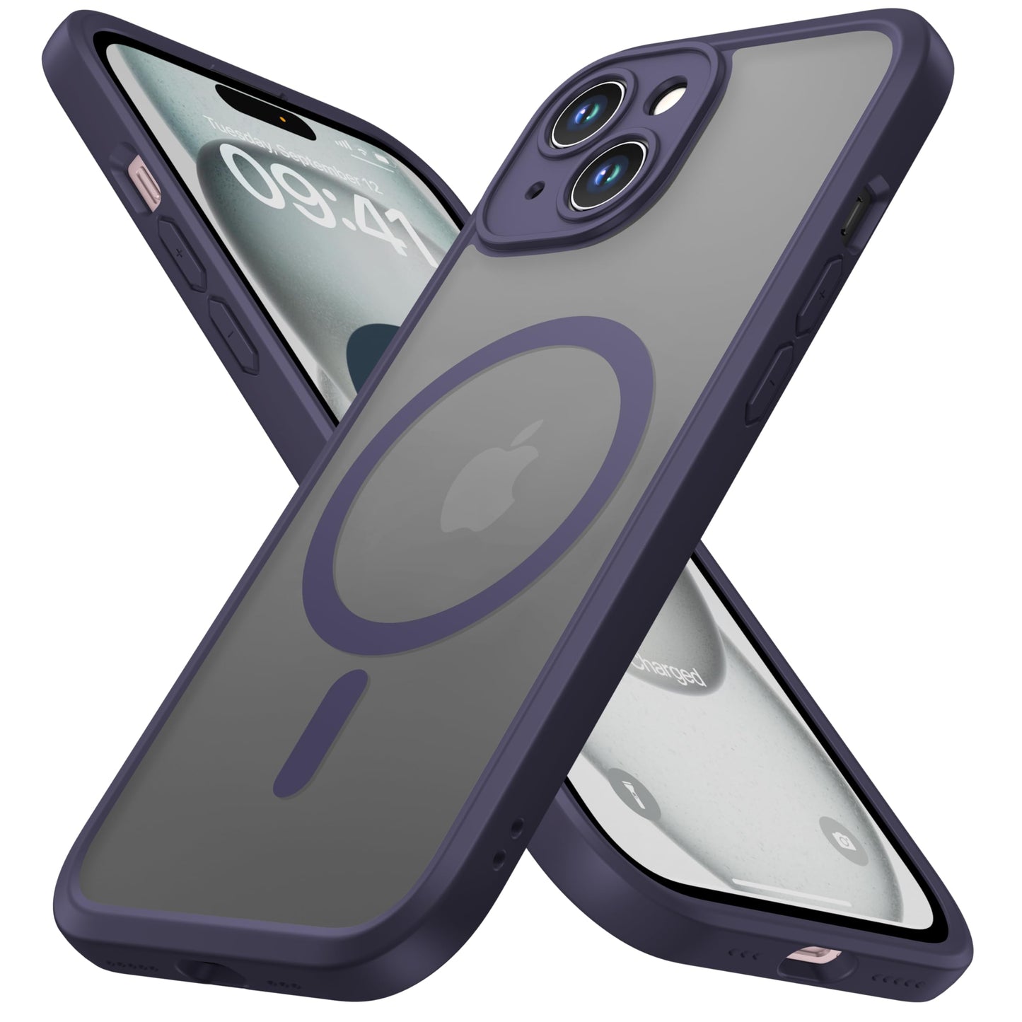 ImpactStrong Magnetic Guard Designed for iPhone 15 Case [Camera Protection] [Military Grade Drop Tested] [Compatible with MagSaf