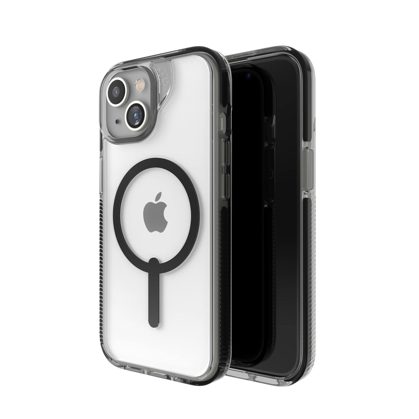 ZAGG Santa Cruz Snap iPhone 15/14/13 Case - MagSafe Phone Case, Drop Protection (13ft/4m), Durable Graphene, Anti-Yellowing, and