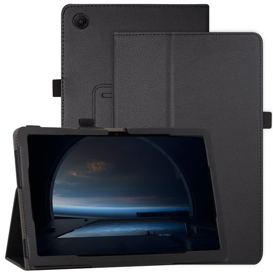 Caweet Case for T-Mobile Revvl Tab 2 Tablet - Premium Leather Folio Protective Stand Cover with Magnetic Closure, Black