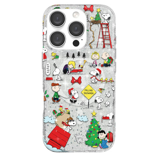 VELVET CAVIAR x Snoopy Phone Case for iPhone 16 Pro - Compatible with MagSafe [10ft Drop Tested] - Snoopy Christmas