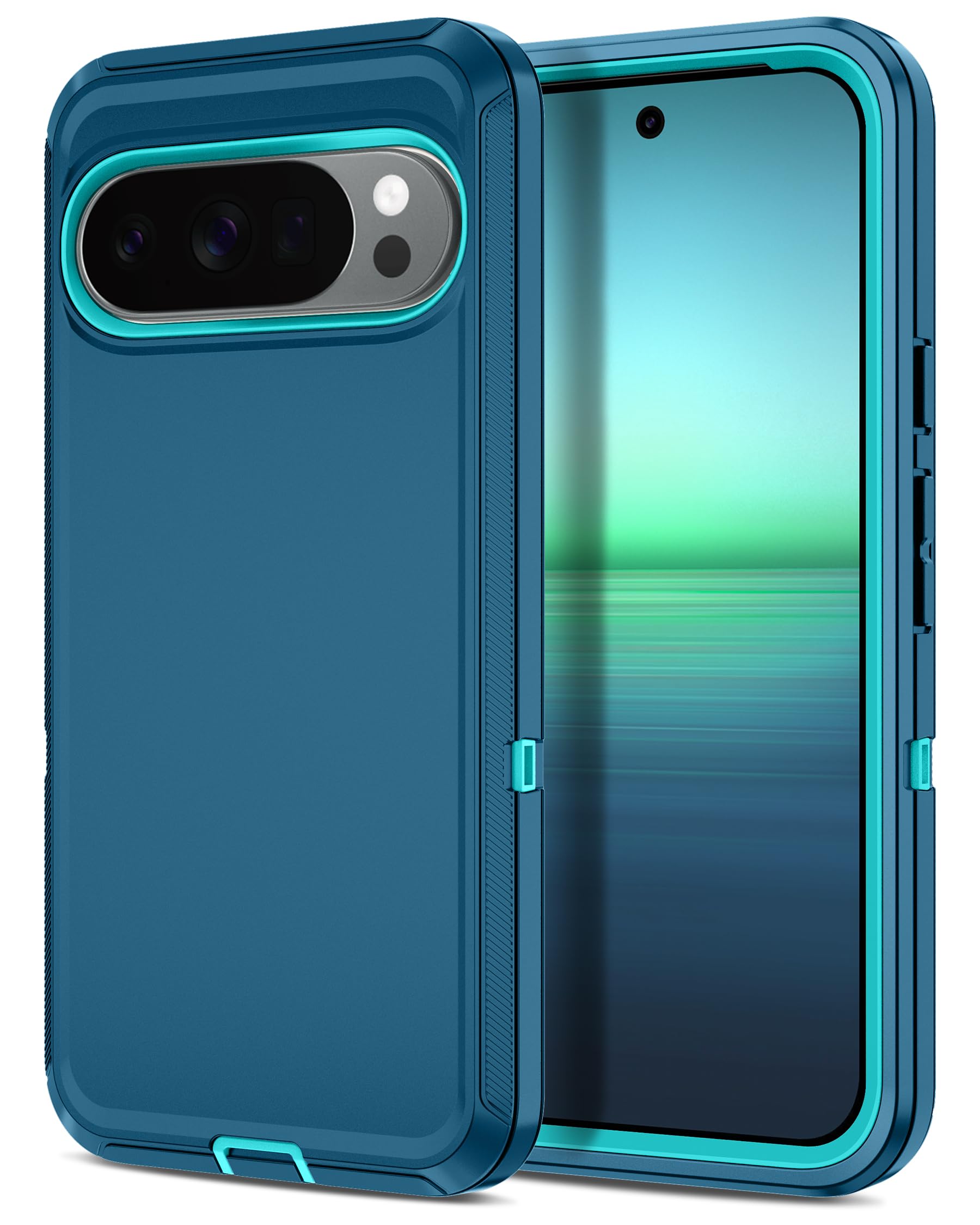 I-HONVA for Google Pixel 10 Pro XL Case Shockproof Dust/Drop Proof 3-Layer Full Body Protection [Without Screen Protector] Rugge