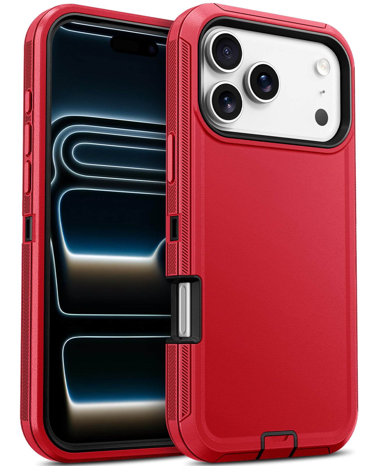 Jelanry Case for iPhone 17 Pro Max 5G 6.9-inch, Heavy Duty Rugged Dual-Layer Shockproof Drop Proof Protection w/Port Anti dust S