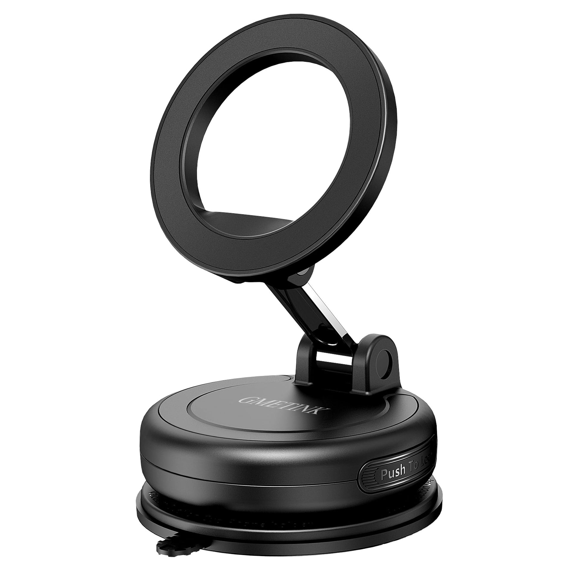 GMETINK Car Phone Holder for Magsafe-360 Rotation and Dual-axis Adjustment Phone Mount, Up to 78LBS Suction, Compatible with Mag