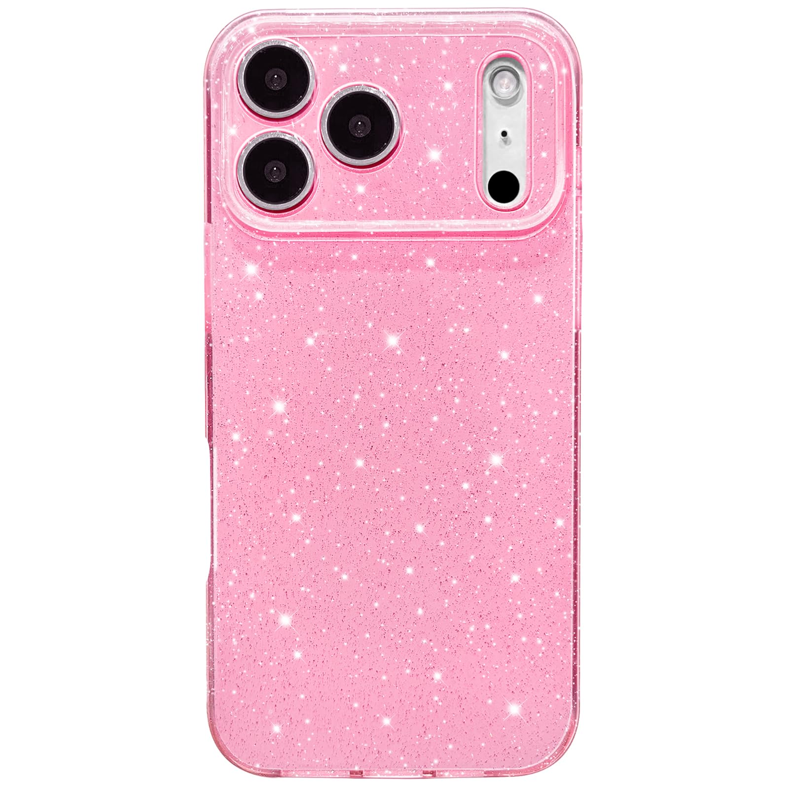 Hython Case for iPhone 17 Pro Max Case Glitter Cute Sparkly Shiny Bling Sparkle Phone Cases 6.9, Thin Slim Fit Soft TPU Bumper S