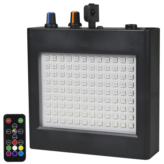 XKCL LED Stage Strobe Light, 12 LED RGBW Par Spotlight, Sound Control DMX Control, for DJ Christmas Party Performance Club disco