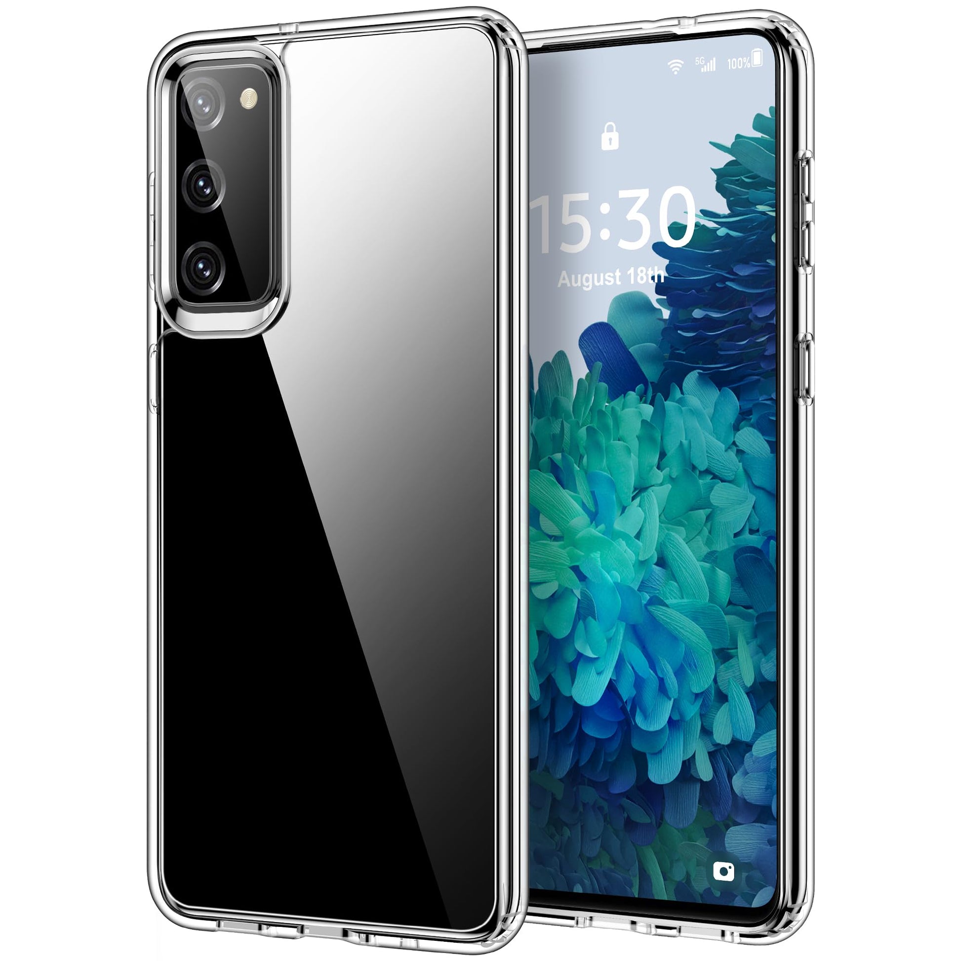 HOOMIL for Samsung Galaxy S20 FE 5G Case Clear [Anti-Yellowing] Anti-Scratch Transparent Hard Back and Soft Edge [Military Grade