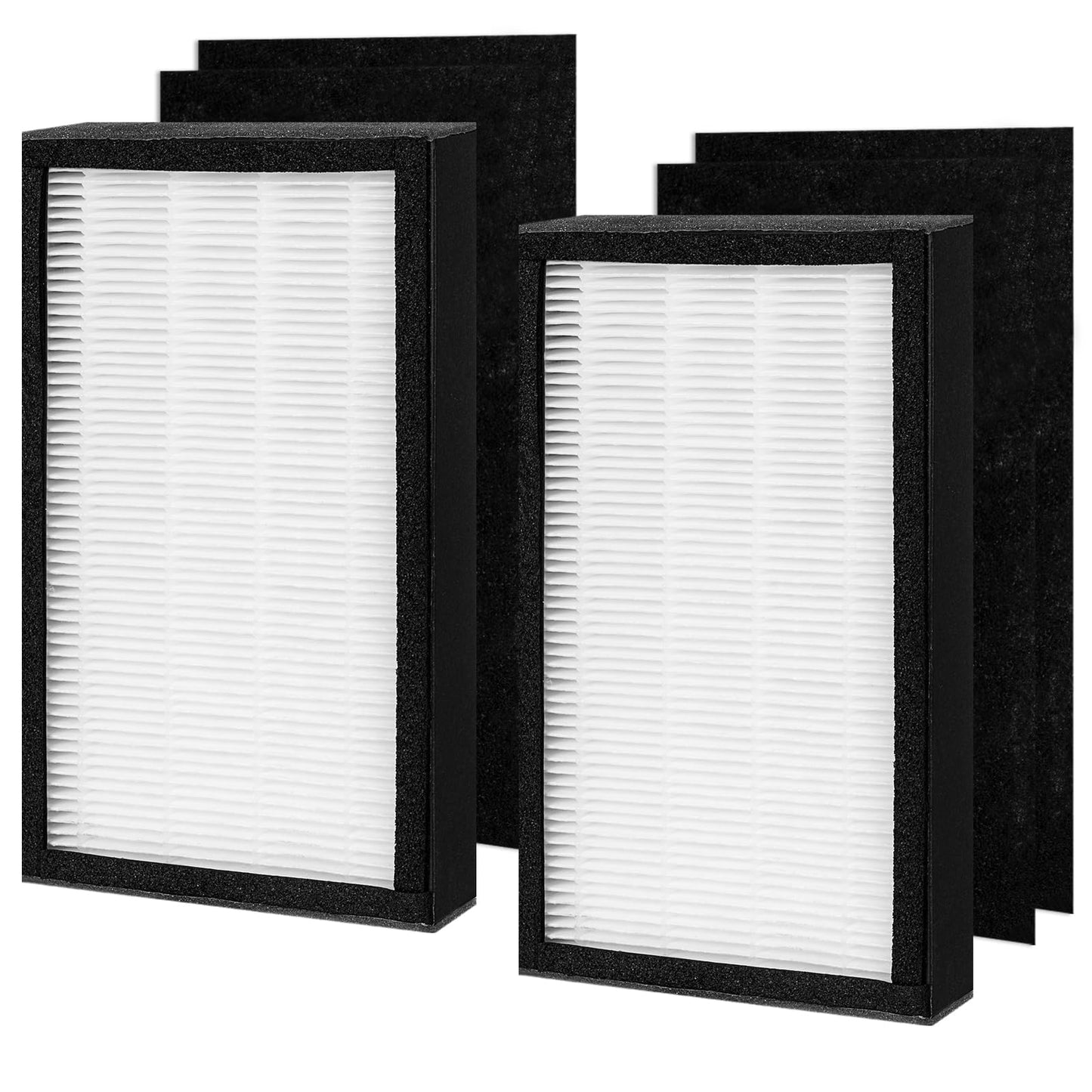 FLT4100 Replacement Filter E Compatible with GermGuardian AC4100, AC4100CA, AC4150BL Series Air Purifier, 2 High Performance Sta