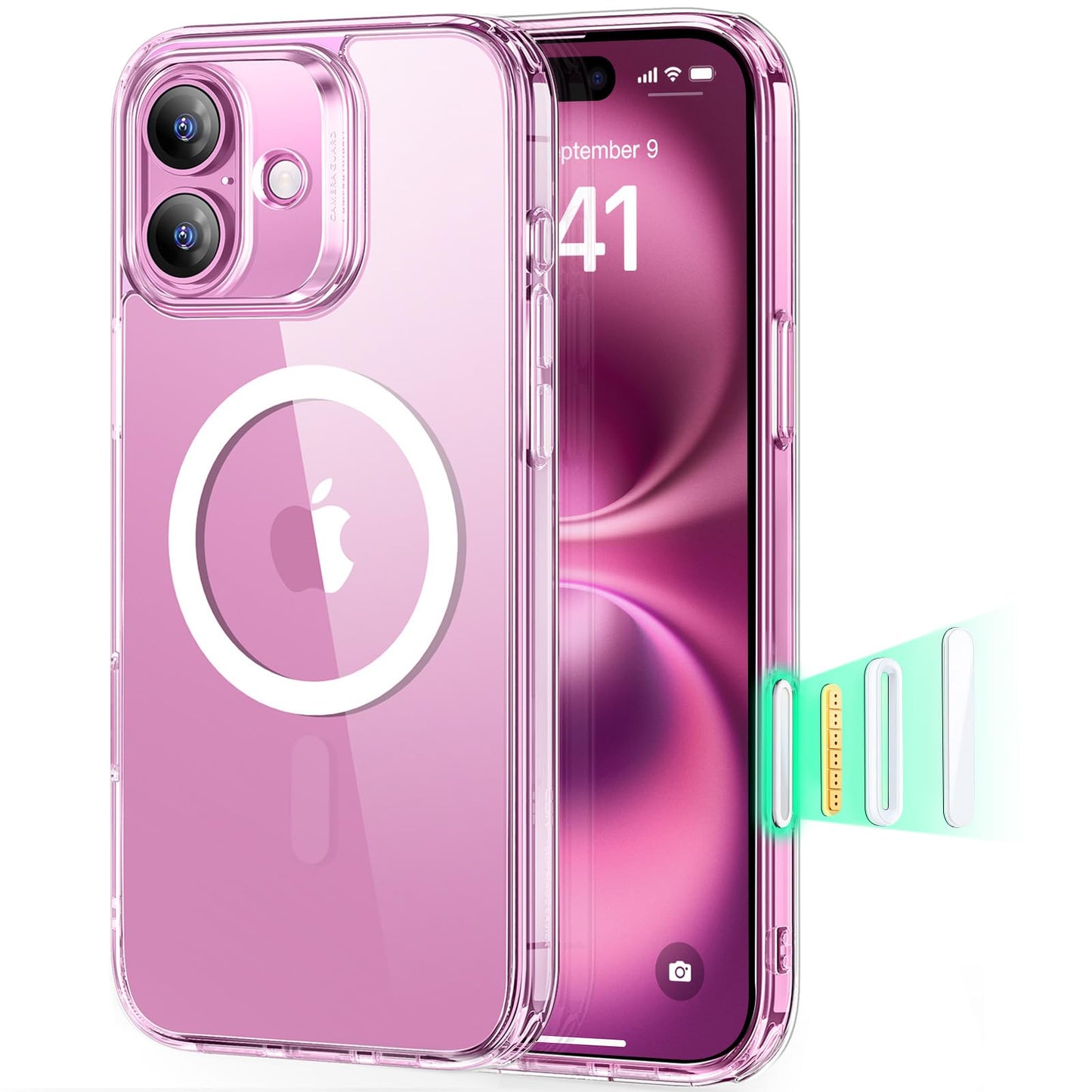ESR for iPhone 16 Plus Case, Camera Control, Compatible with MagSafe, Shockproof Military-Grade Protection, Magnetic Phone Case