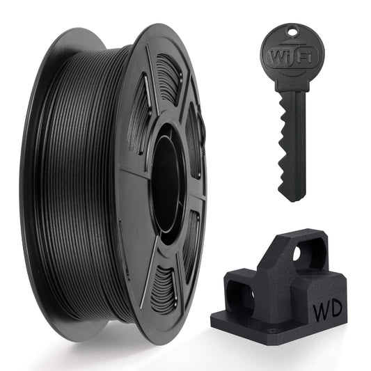IEMAI PETG Carbon Fiber Filament 1.75mm Black 1kg, Reinforced PETG CF 3D Printer Filament, Heat-Resistant, High Strength & Rigid