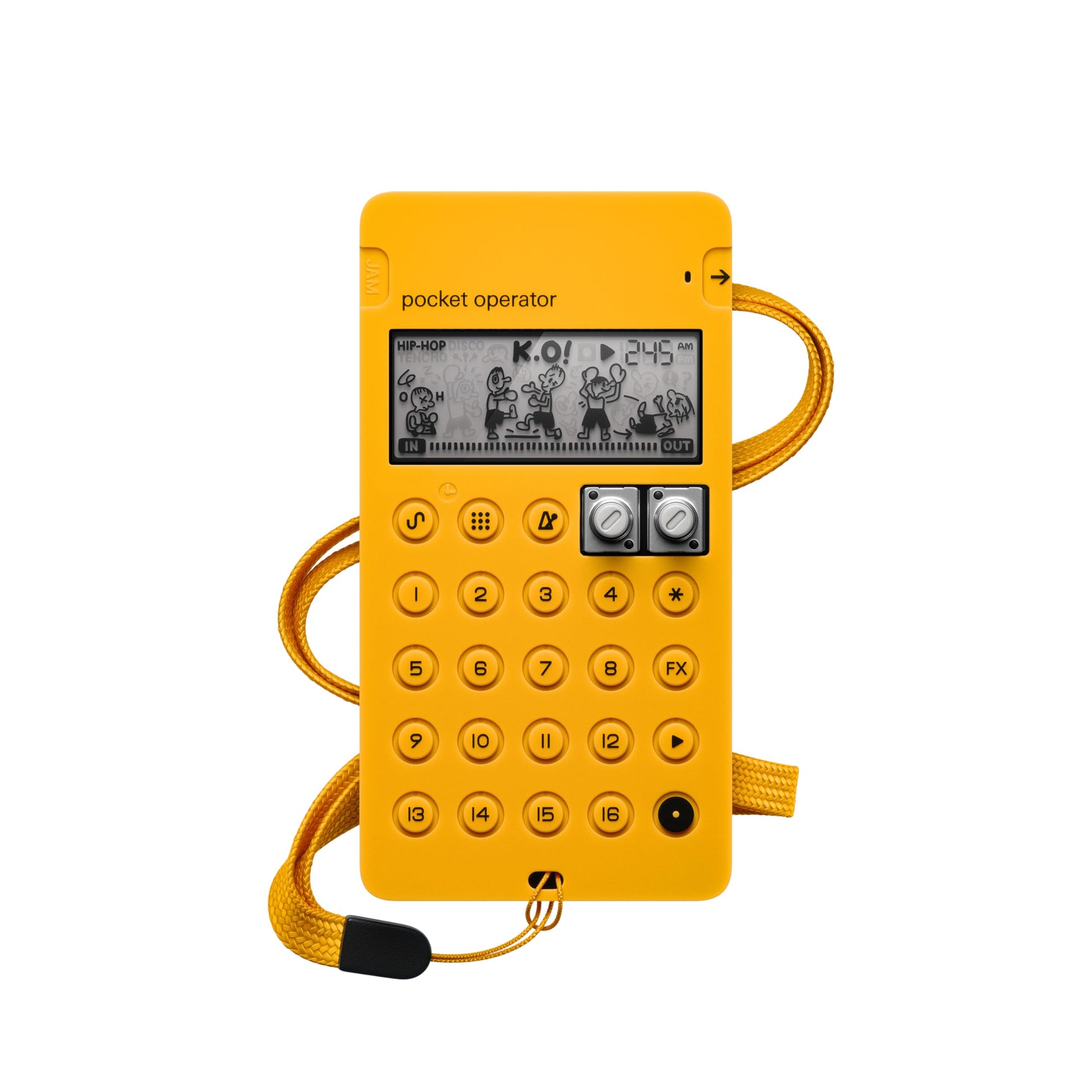 Teenage Engineering CA-X Silicon Pro-Case for Pocket Operators with Built-in Battery Protection and Anti-Slip Feet (Blue)