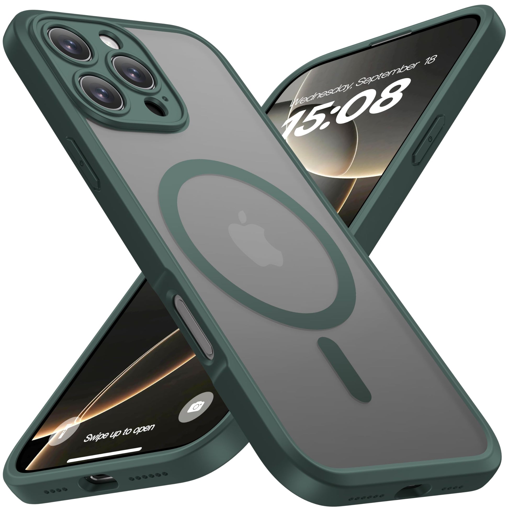 ImpactStrong Magnetic Guard for iPhone 16 Pro Case [Camera Protection] [Military Grade Drop Tested] [Compatible with MagSafe] Sl