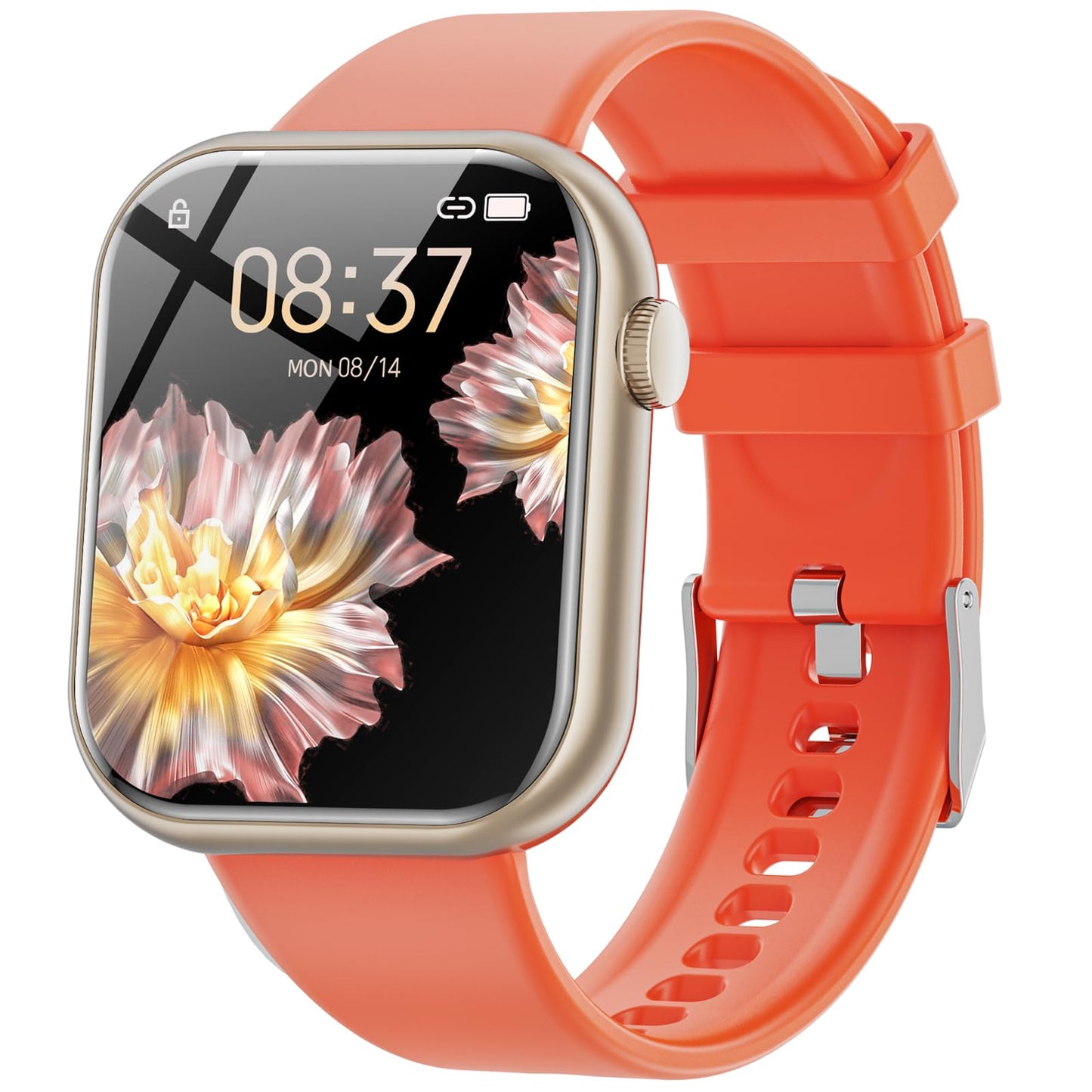 Hwagol Smart Watch (Answer/Make Calls), 1.85 Inch Fitness Tracker, Heart Rate/Sleep Monitor/Pedometer/Calories, Multiple Sports