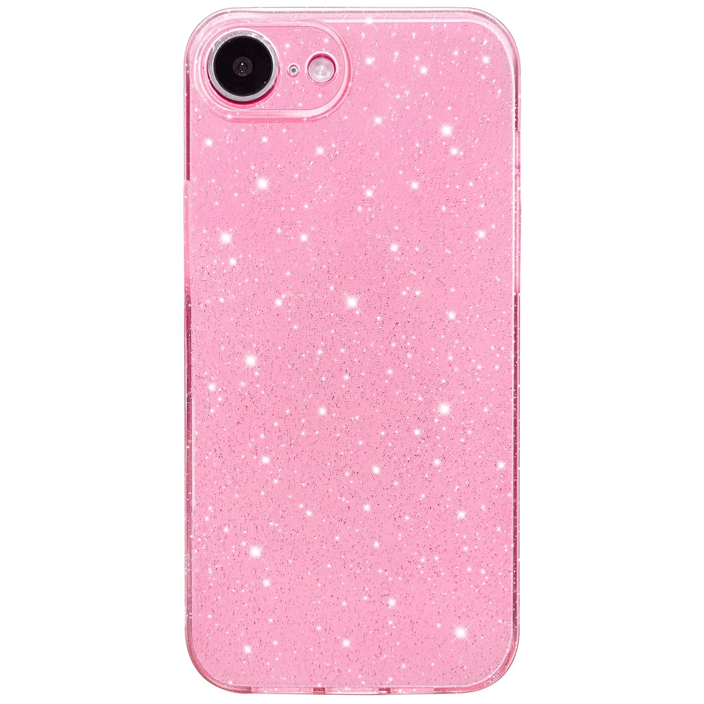 Hython Case for iPhone 16e Case Glitter Cute Sparkly Shiny Bling Sparkle Phone Cases 6.1, Thin Slim Fit Soft TPU Bumper Shockpro